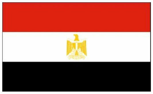 Egypt flag 5ft x 3ft polyester with eyelets