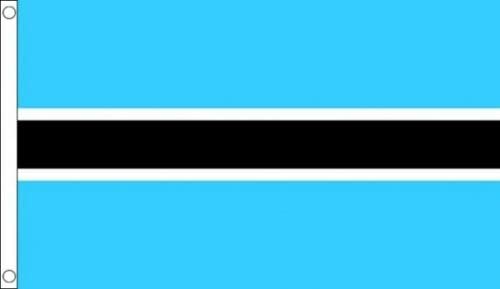 Botswana flag 5ft x 3ft with eyelets
