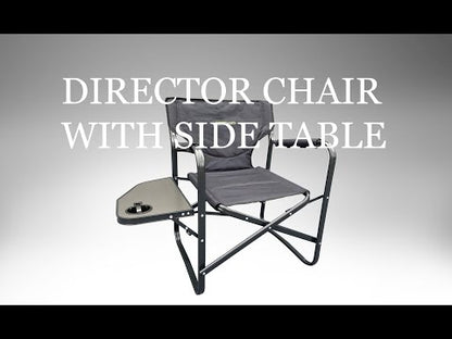 Directors chair with side table