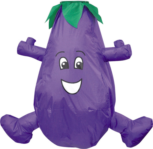 Aubergine wacky character windsock for telescopic flag poles or garden ornaments and camping festivals