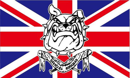 British Bulldog flag Official Hooligan flag 5ft x 3ft