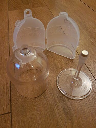 Portable camping wine glass with carry case ( pack of 4 ) by Van-x