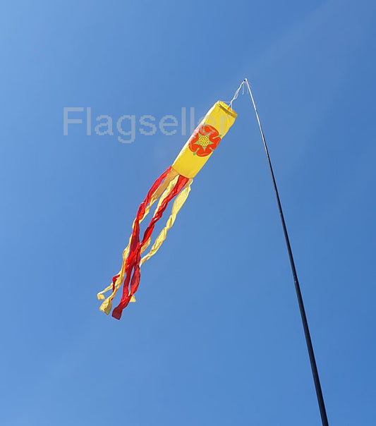Lancashire tube windsock 60" for telescopic flag pole fstivals or camping High quality