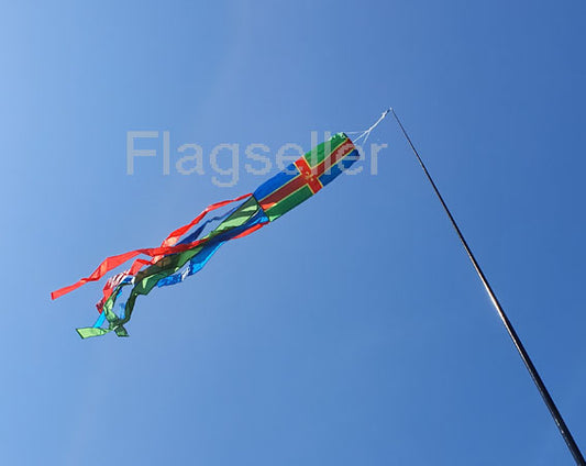 Lincolnshire flag tube windsock 60" for telescopic pole High quality