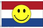 Netherlands smiley flag 5x3ft