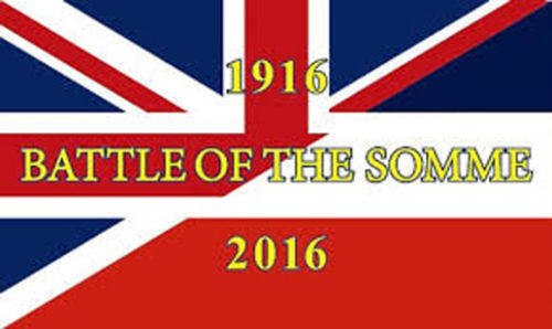 Battle of the somme flag  5ft x 3ft
