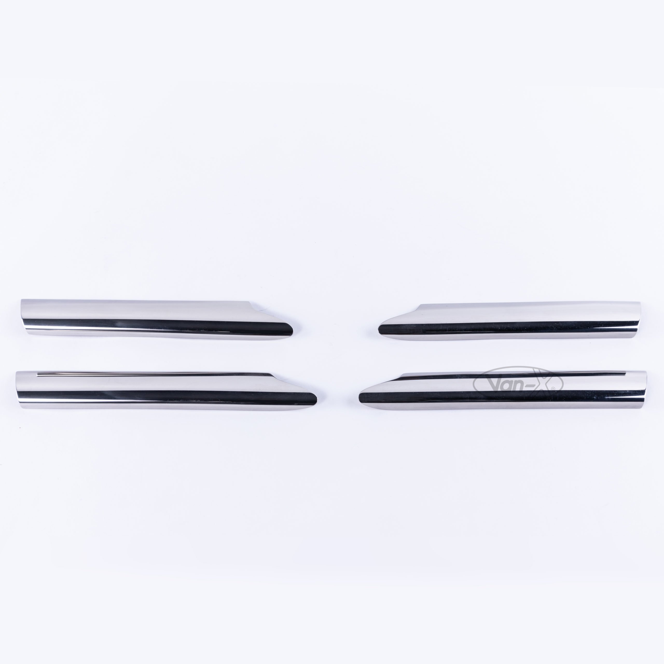 For Man Tgx Stainless Steel Front Fog Light Trims (WITH FOG LIGHTS)