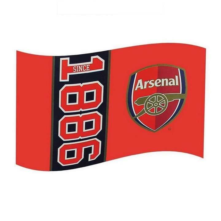Arsenal 1886 flag 5ft x 3ft with eyelets