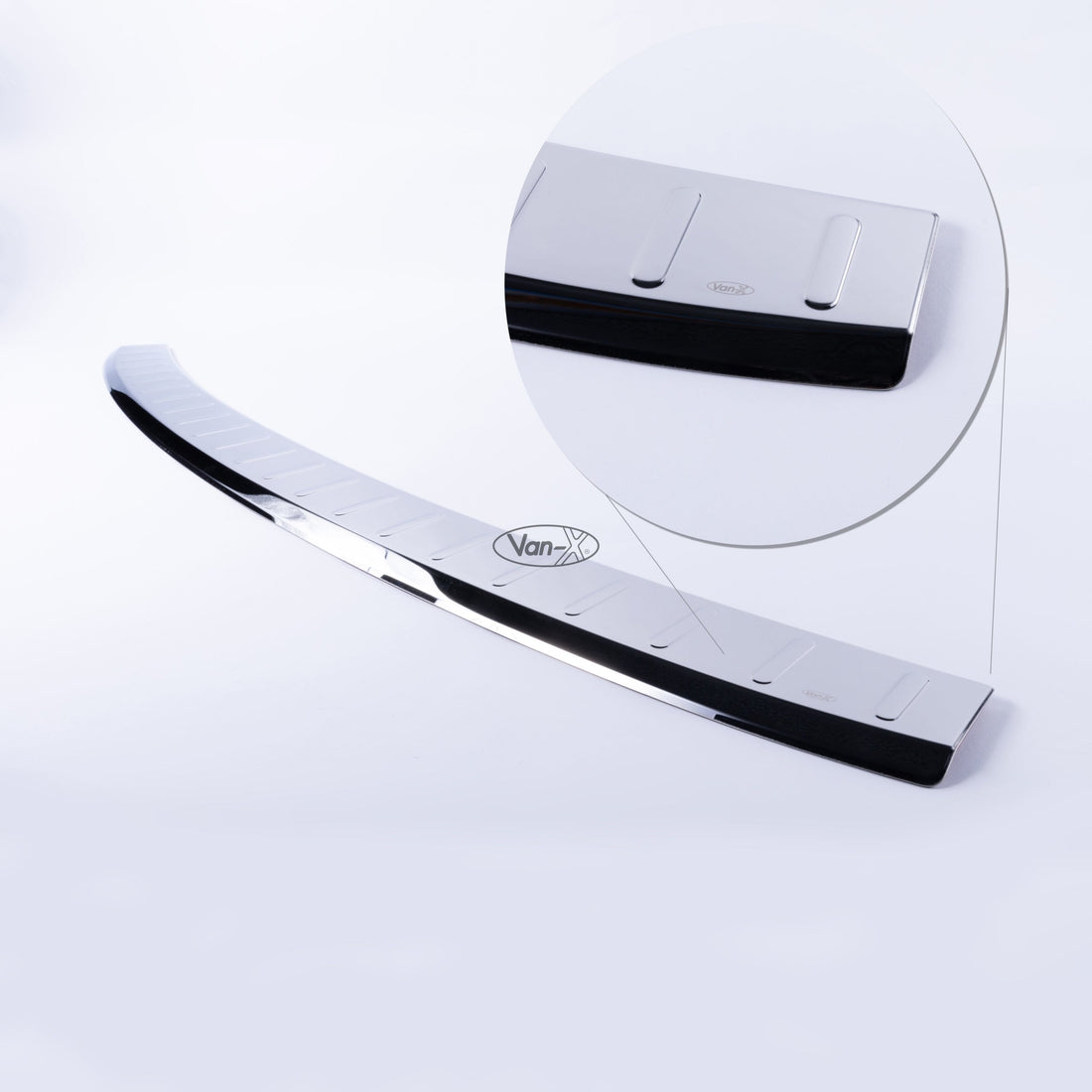 For VW Caddy Rear Bumper Protector Stainless Steel – Durable and Ready to Fit | Van-X