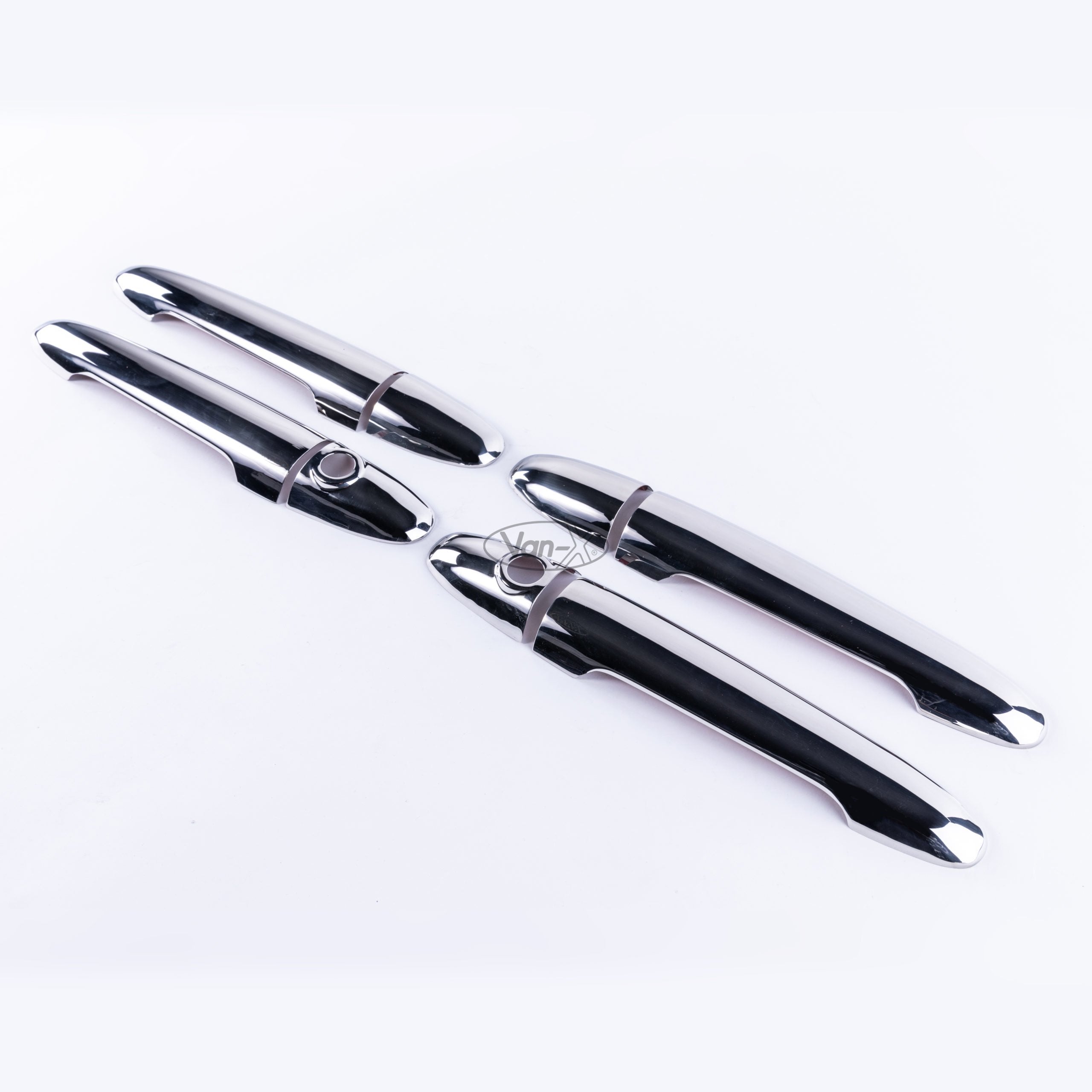 For Mercedes Sprinter Door Handle Covers – 4 Piece Stainless Steel Trim | Van-X