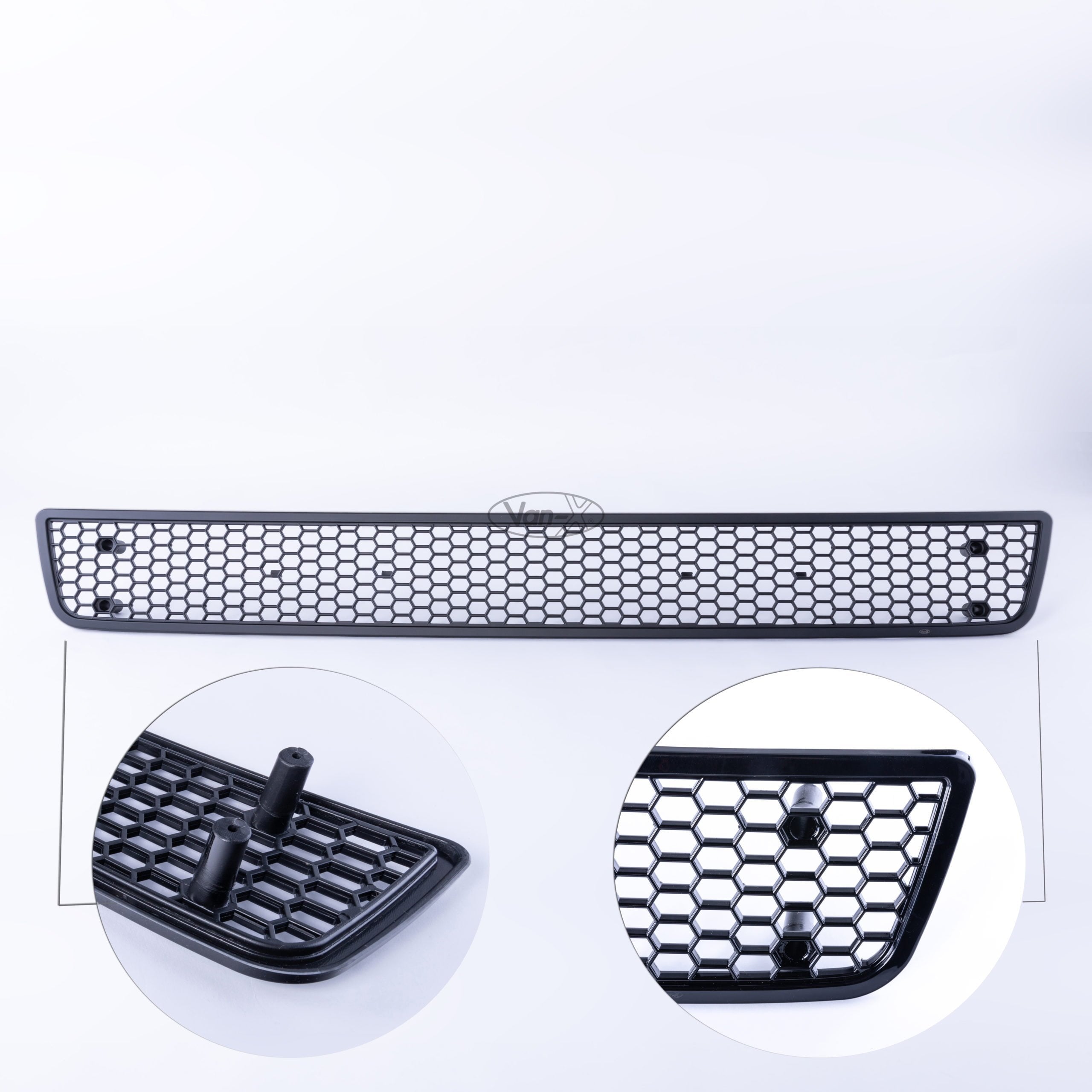 For VW T5.1 Front Bumper Honeycomb Mesh Insert Matte Black Painted | Van-X