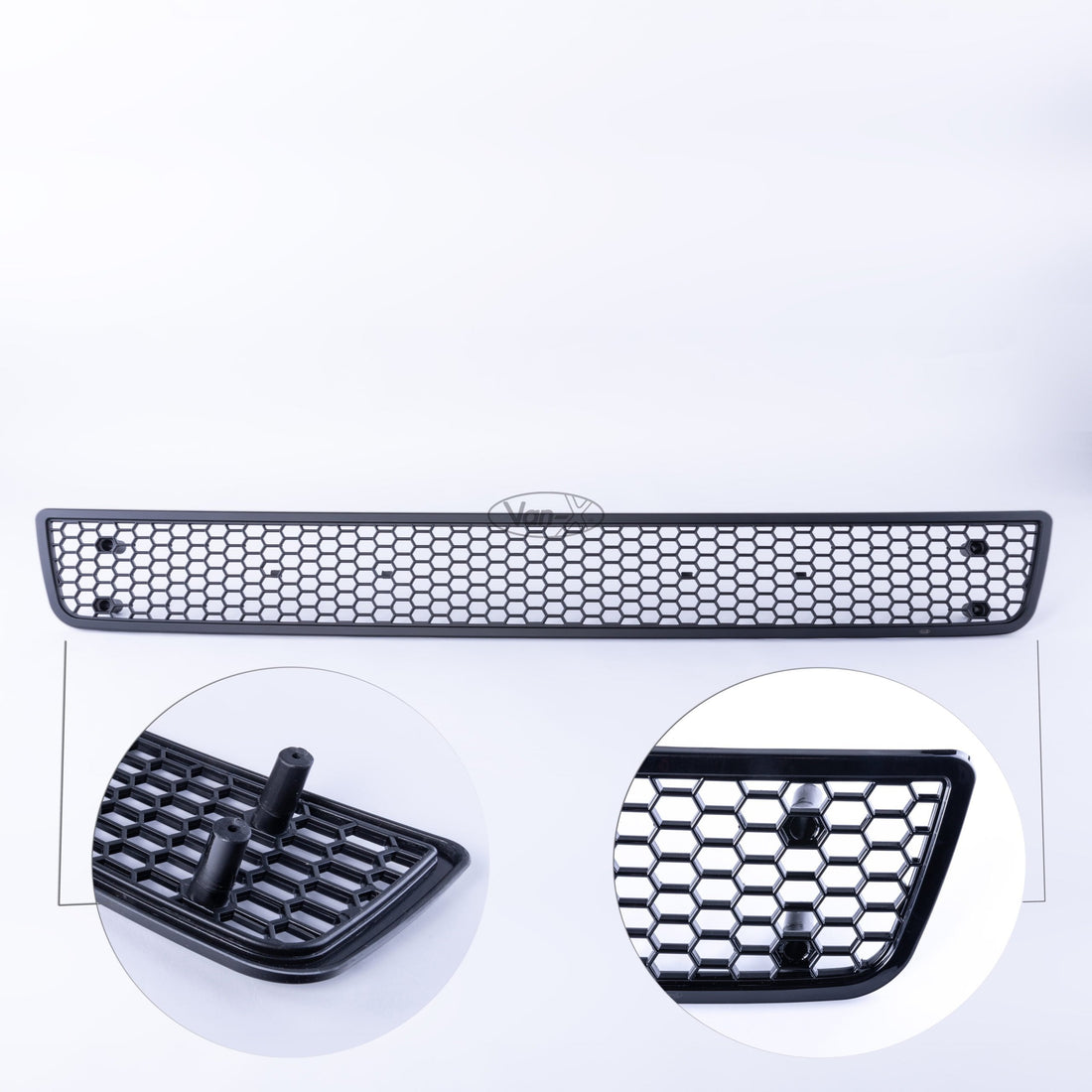 For VW T5.1 Front Bumper Honeycomb Mesh Insert Matte Black Painted | Van-X