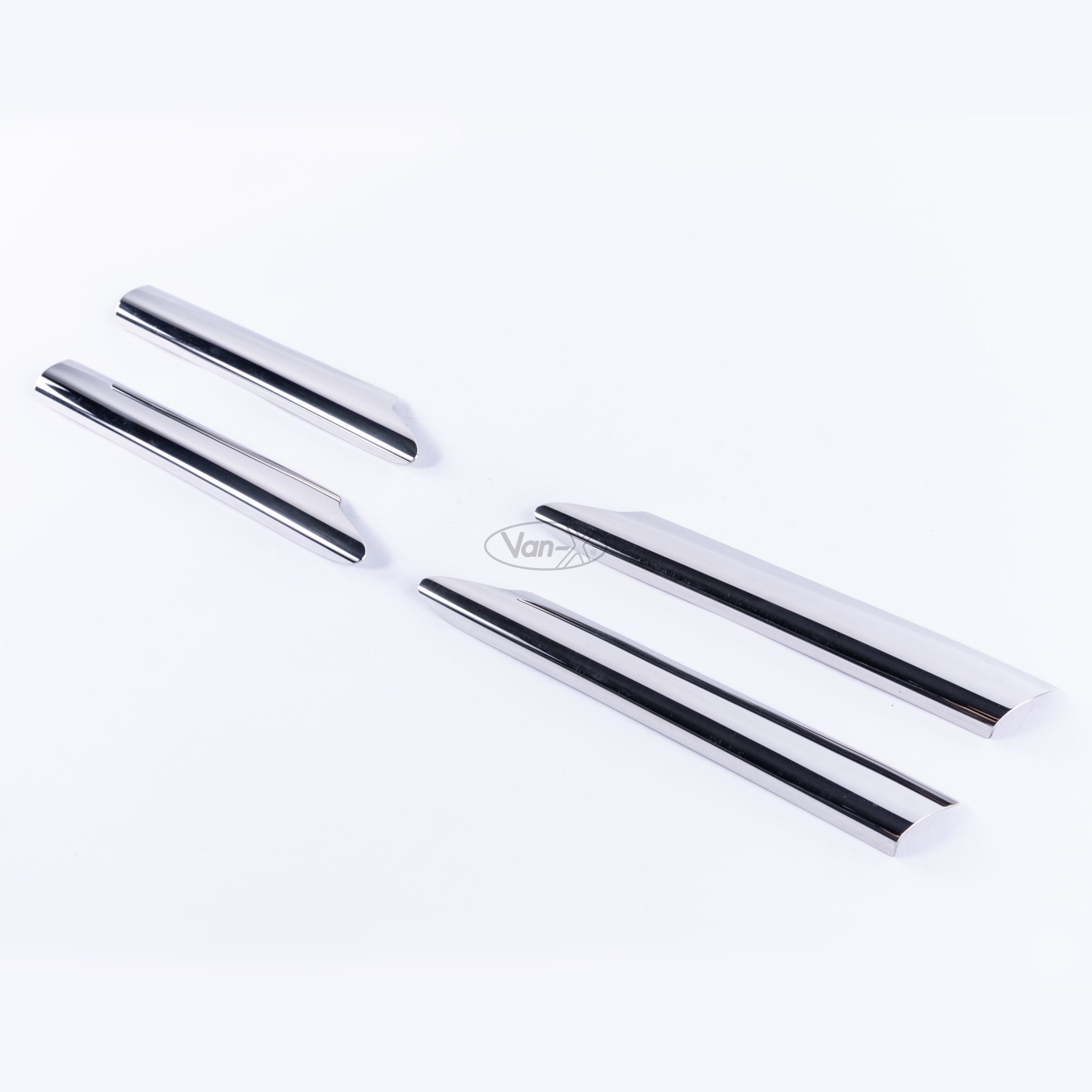 For Man Tgx Stainless Steel Front Fog Light Trims (WITH FOG LIGHTS)