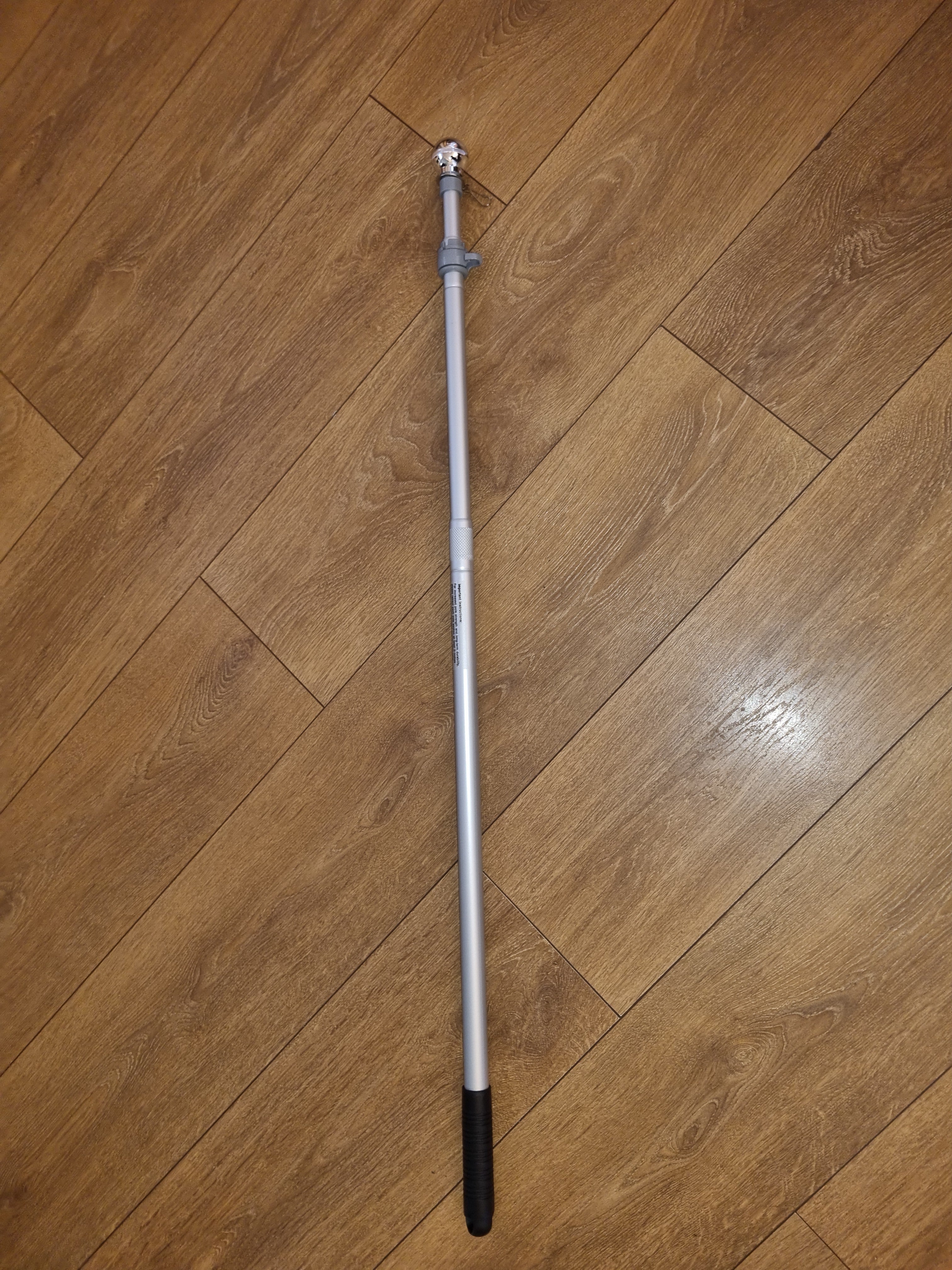 Telescopic aluminium 6ft hand flag pole