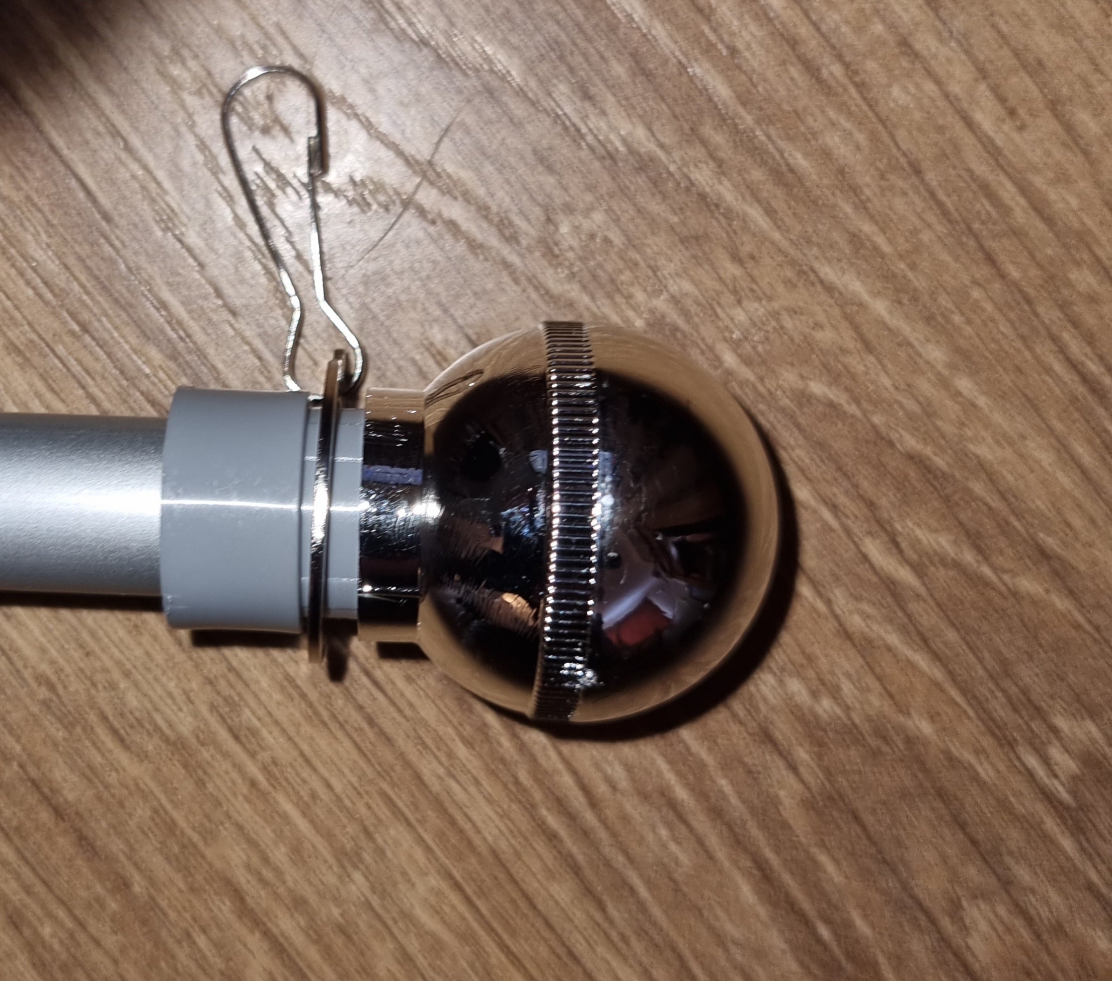 Telescopic aluminium 6ft hand flag pole