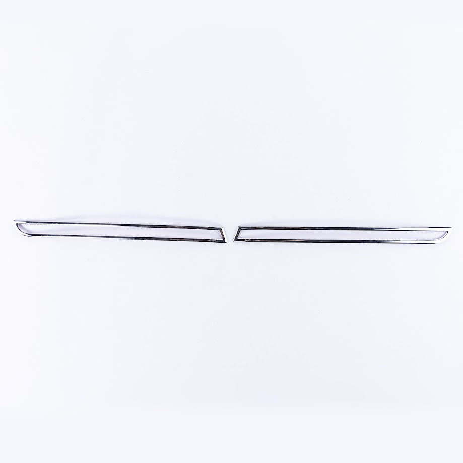 For VW T5.1 Transporter Barndoor Rear Bumper Reflector Trims – Chrome Styling Upgrade | Van-X