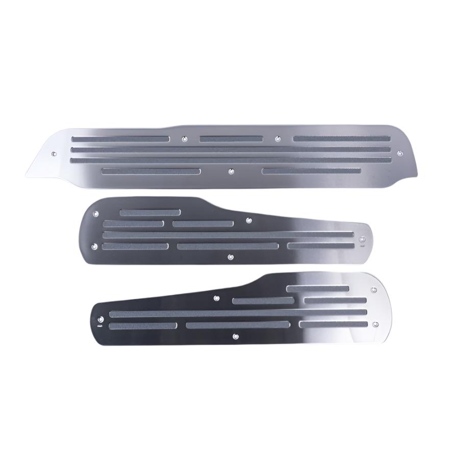 For Ford Friendee Stainless Steel Step Protectors – 3 Piece Door Sill Protector Set | Van-X