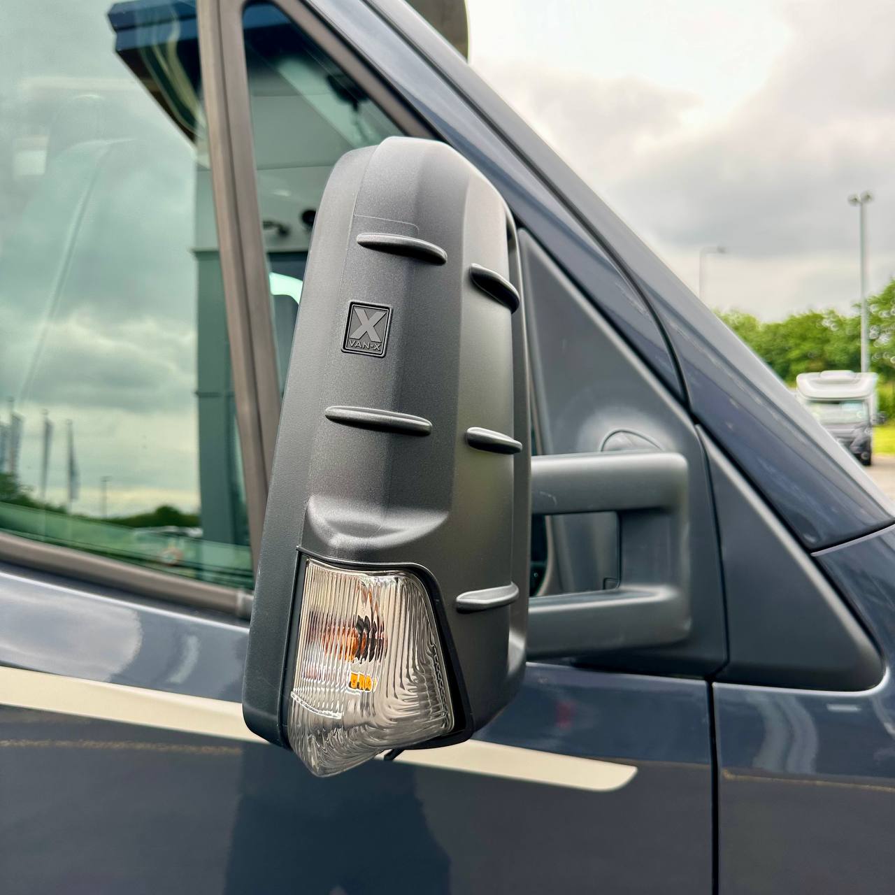 For Mercedes Sprinter Dodge 906 Hammerite Wing Mirror Cap Covers | Durable & Stylish Protection | Van-X