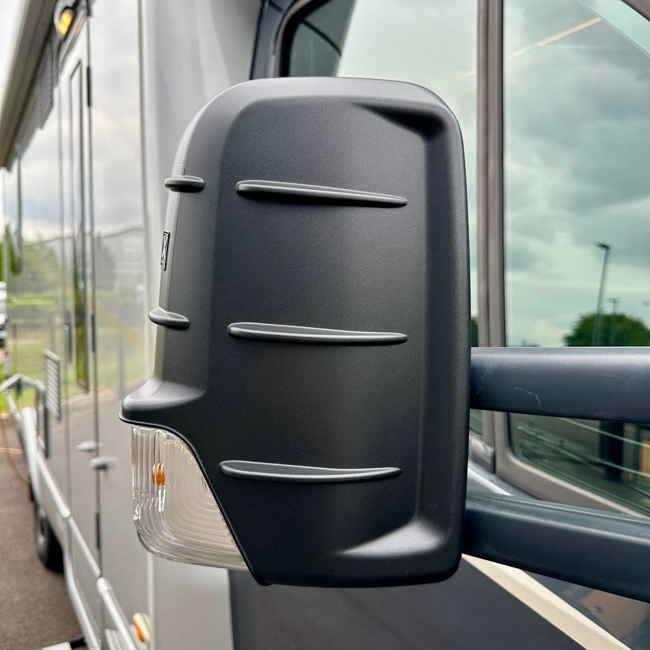 For Mercedes Sprinter Dodge 906 Hammerite Wing Mirror Cap Covers | Durable & Stylish Protection | Van-X