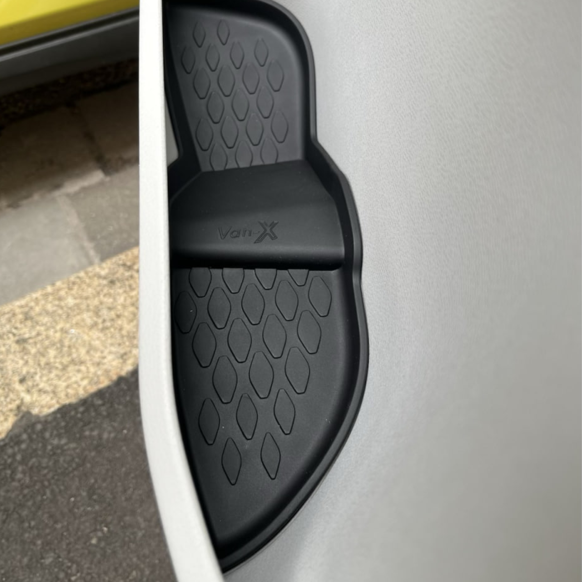 For VW ID. Buzz Rubber Front Door Pocket Mats | Lower Level Premium Fit | Van-X