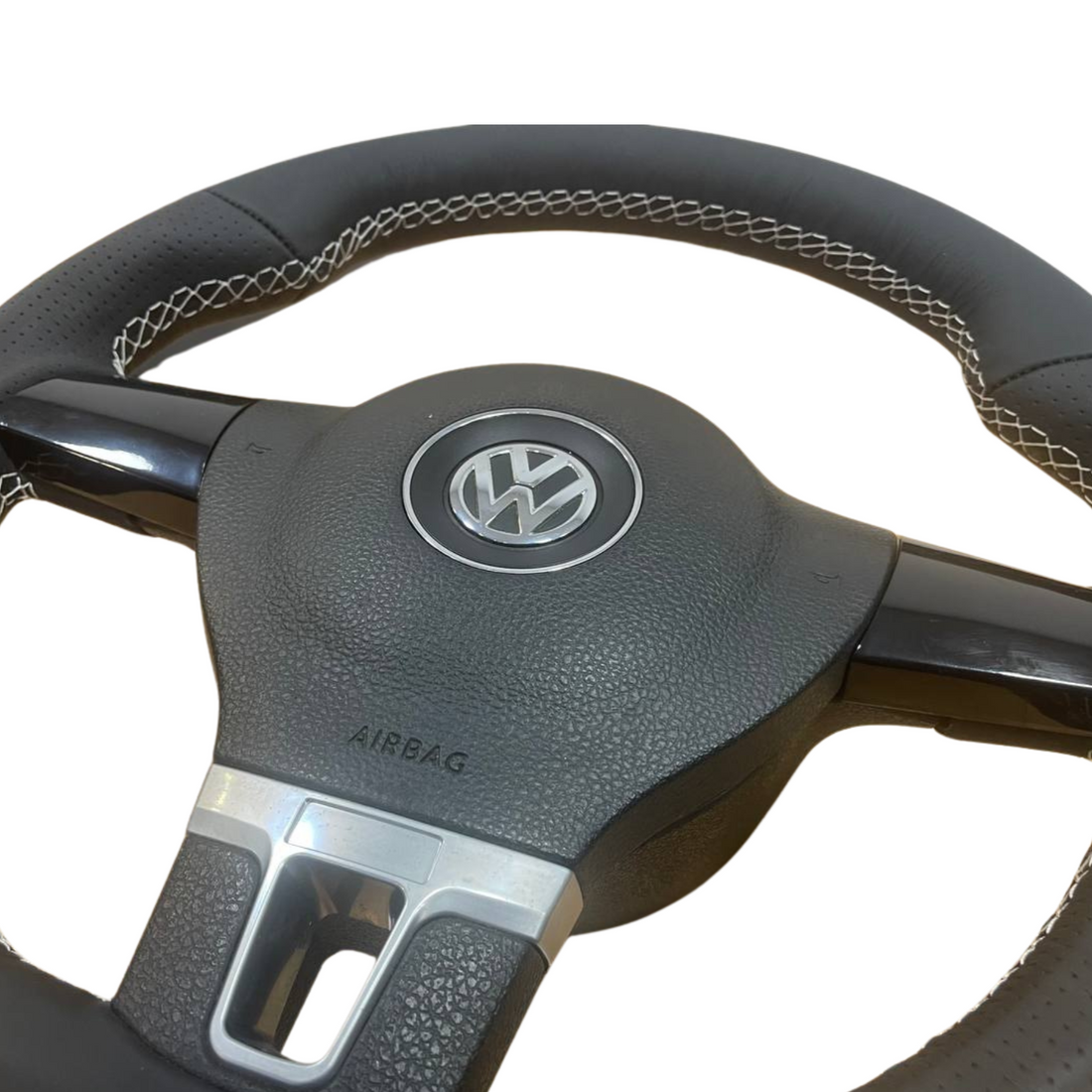 For VW T5.1 Transporter Leather Steering Wheel Replacement | Premium OEM Upgrade | Van-X