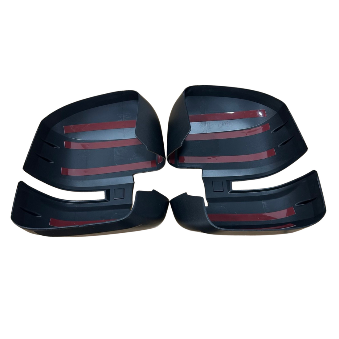 For VW Crafter New Shape Wing Mirror Covers Hammerite Set of 2 Mirror Cap Styling Upgrade - Van-X