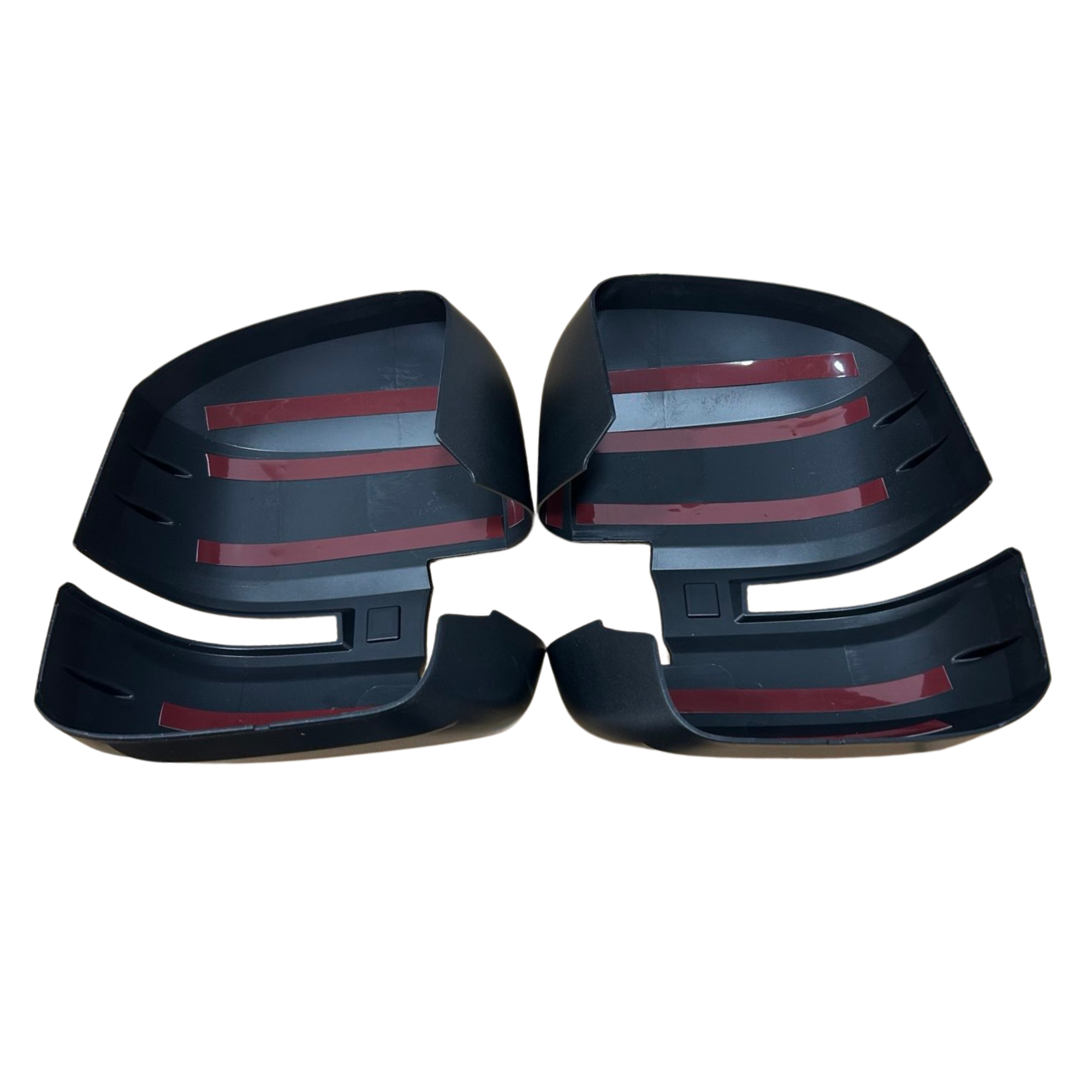 For MAN TGE Wing Mirror Covers Hammerite Set of 2 Mirror Cap Styling Upgrade - Van-X