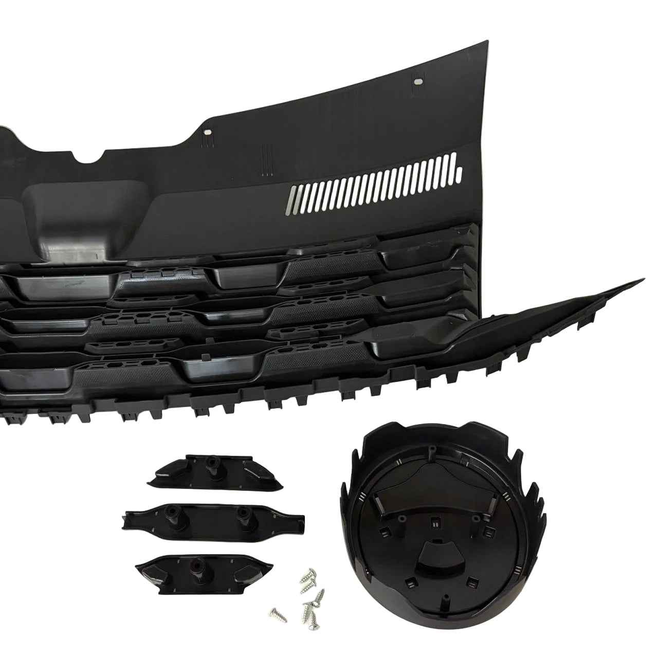 For VW T6 Front R-Line Badgeless Grille Matte Black Upgrade Styling Kit - Van-X
