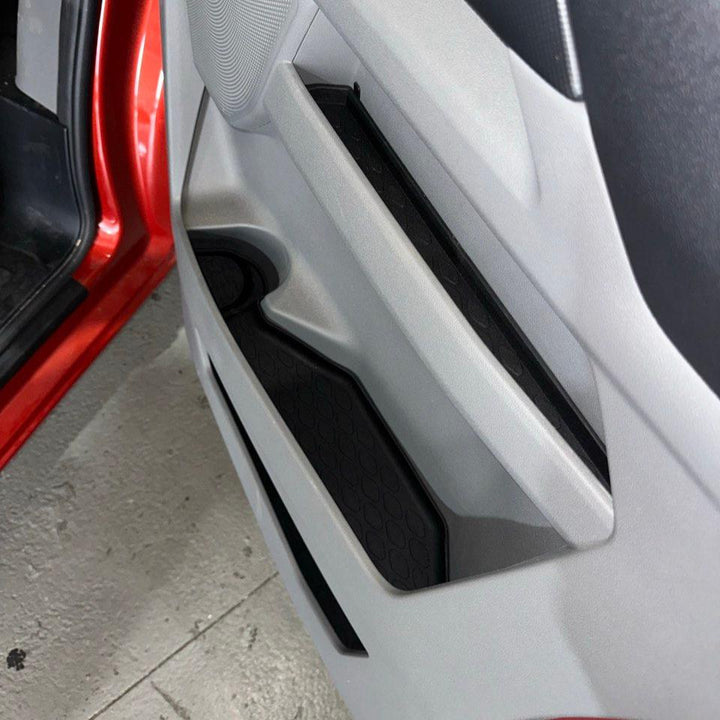 For New Ford Transit Custom 2024-2026 Rubber Door Pocket Inserts | Non-Slip Storage Mats | Van-X