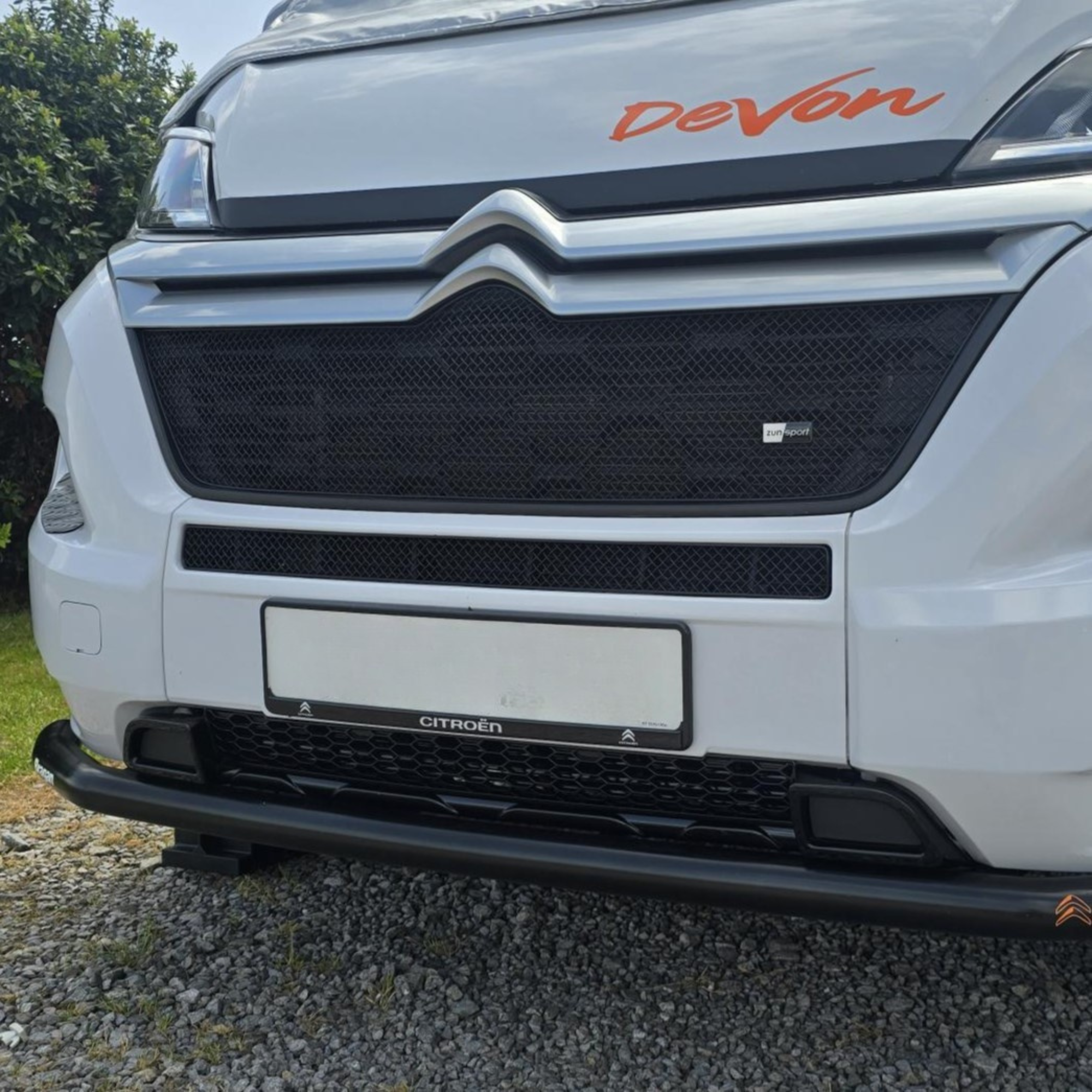 For Fiat Ducato Lower Bumper Honeycomb Grille Gloss Black | Front Lower Grille | Van-X