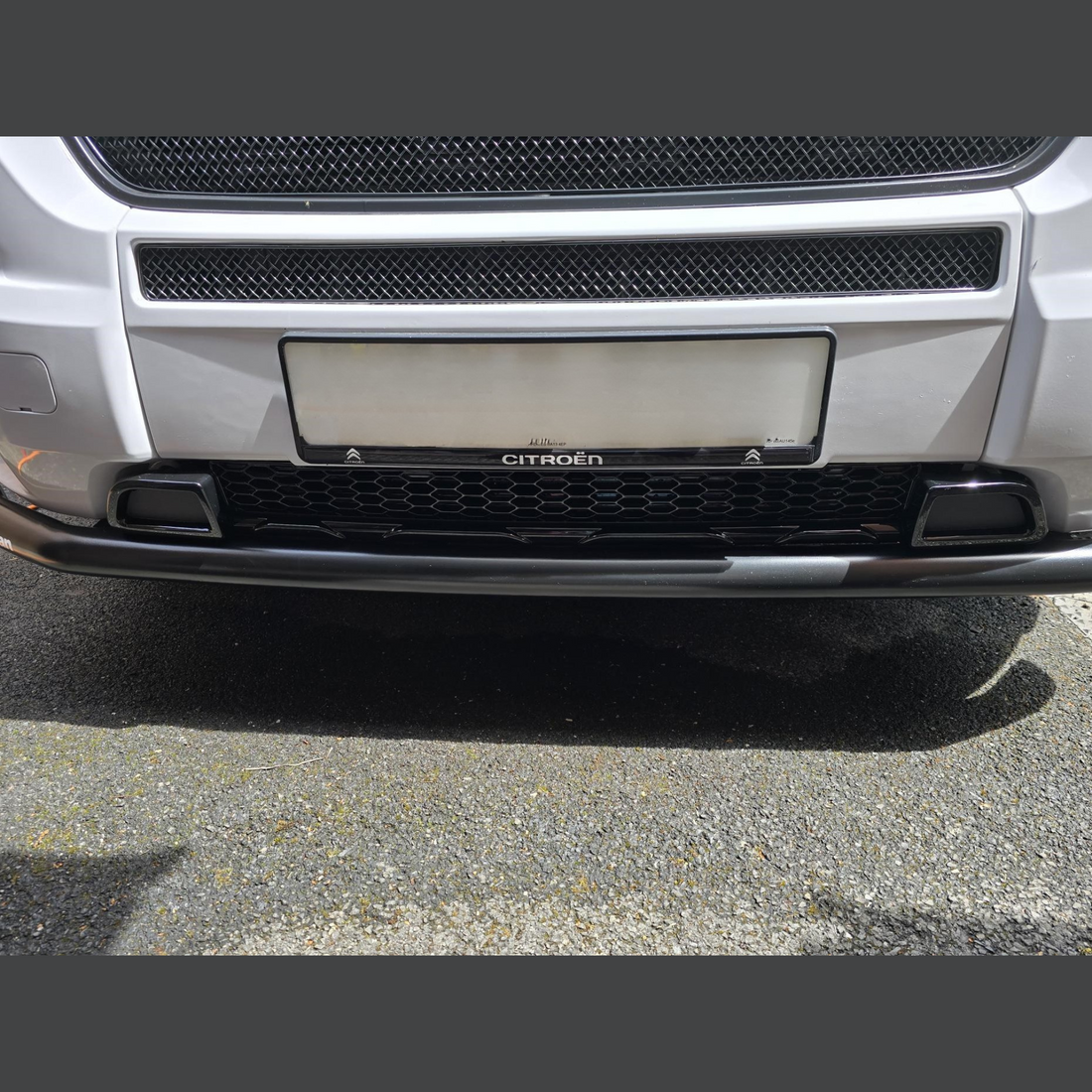 For Peugeot Boxer Lower Bumper Honeycomb Grille Gloss Black | Front Lower Grille | Van-X