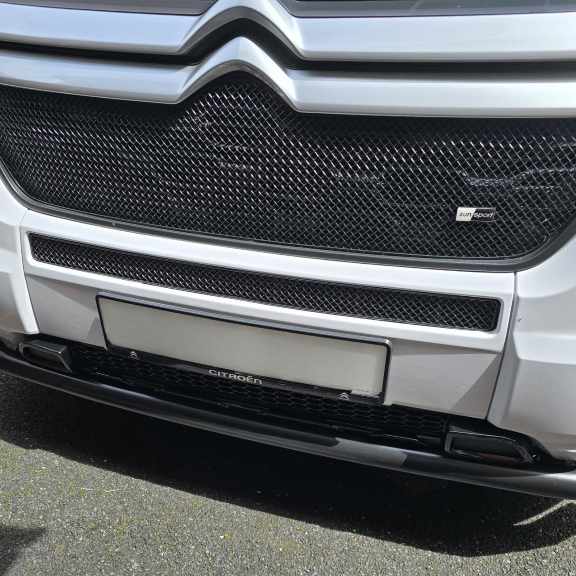 For Citroën Relay Lower Bumper Honeycomb Grille Gloss Black | Front Lower Grille | Van-X