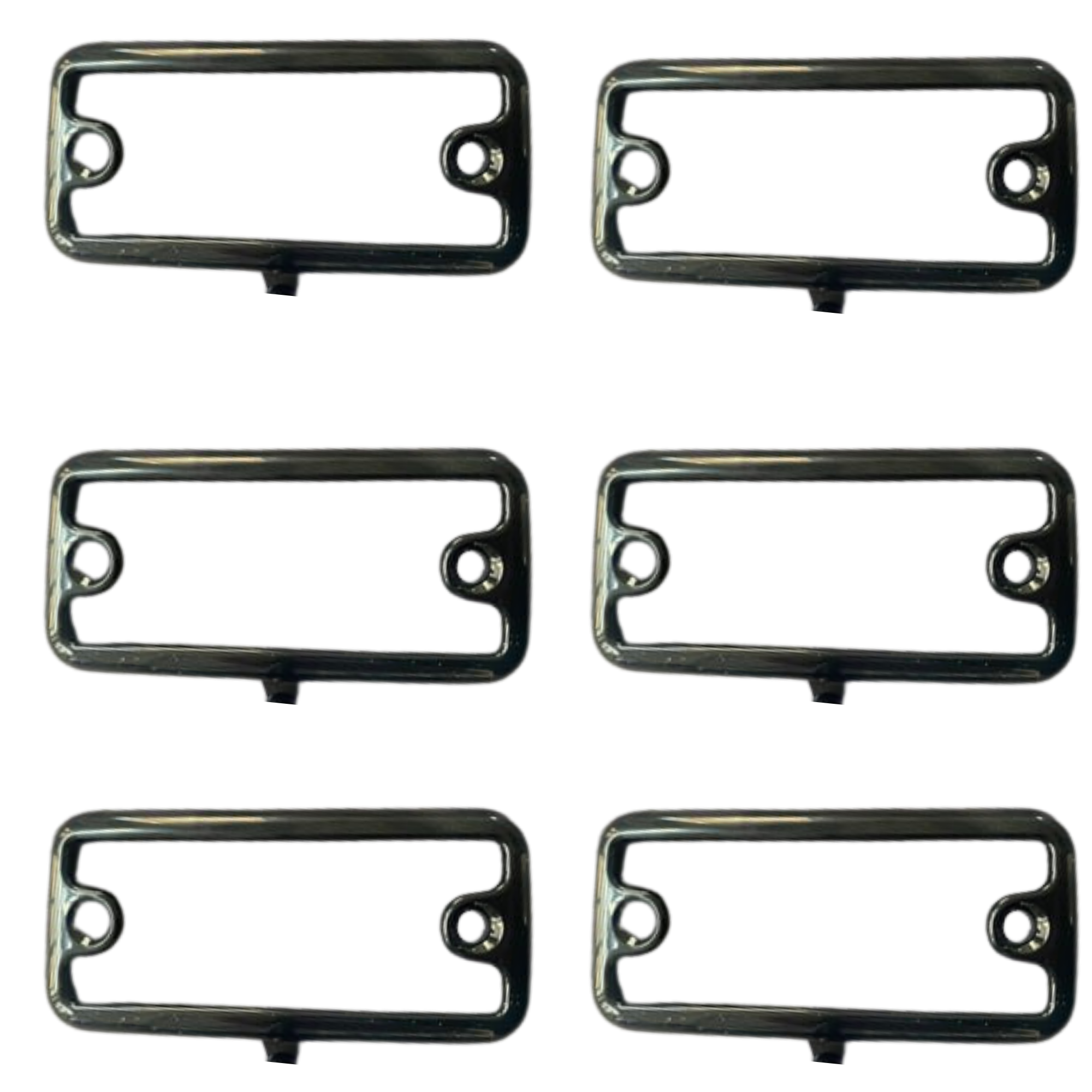 For Fiat Ducato Side Signal Marker Light Cover Guard - Gloss Black | Van-X