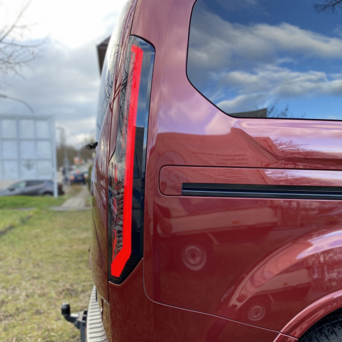 For Transit Custom MK2 LED Rear Lights Tail Lights – Sequential Indicators with Smoked Lenses