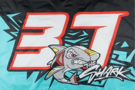 Pedro Acosta the shark MotoGP motorcycling flag 140cm x 90cm