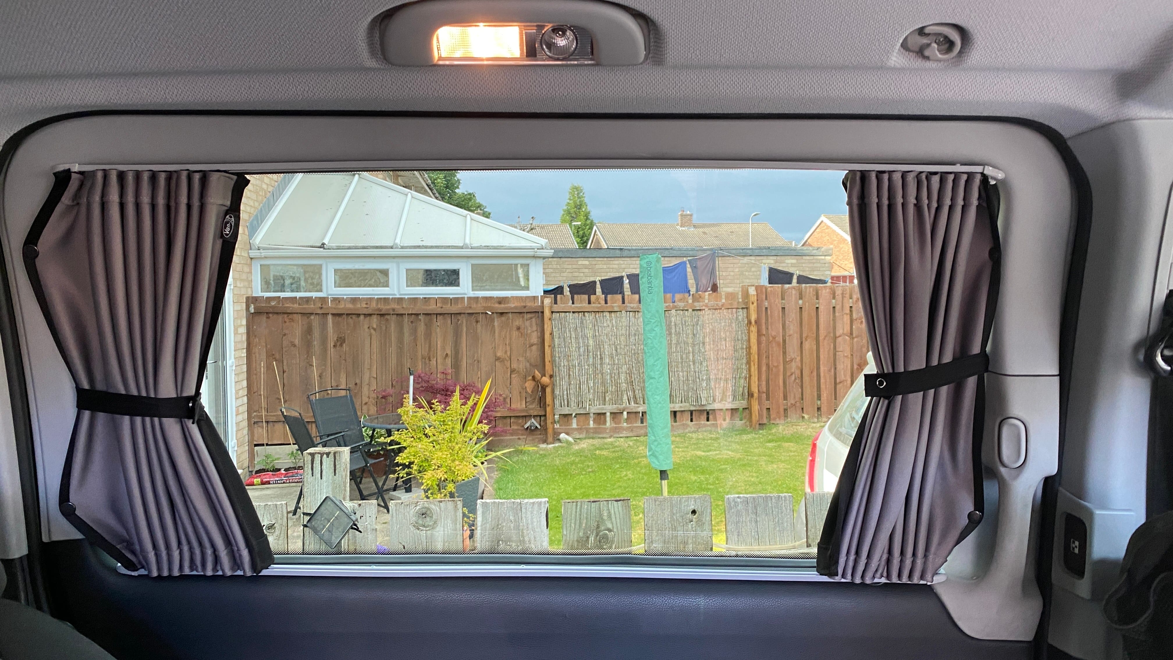 For Vauxhall Vivaro Premium 1 x Side Window Curtains Van-X