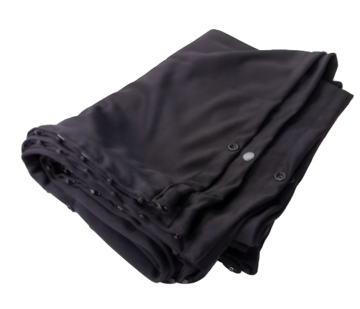 For VW T4 Transporter Window Curtains Eco-Line Black | Camper Van Curtains | Van-X