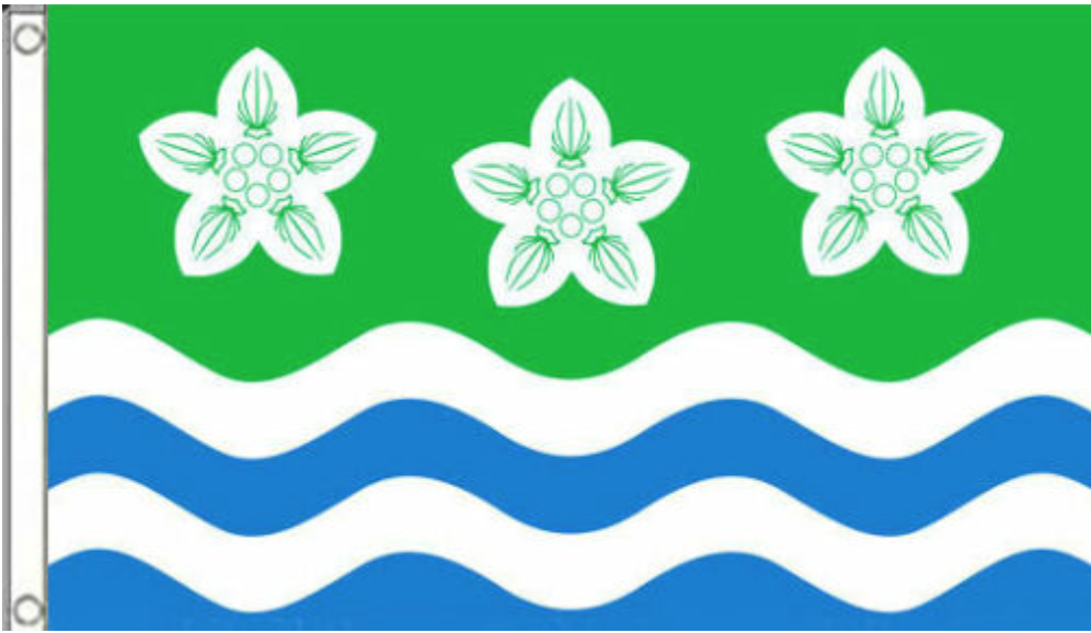 Cumberland flag 5ft x 3ft with eyelets