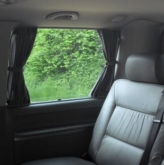 For Vauxhall Vivaro Window Curtains Eco-Line - Grey