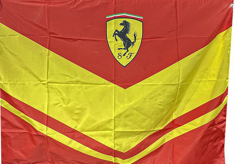 Ferrari Hypercar racing flag 5ft x 3ft