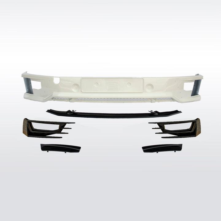 For VW T5.1 Transporter Front Sportline Spoiler & Splitter – T5-X Styling, Painted & Ready to Fit | Van-X