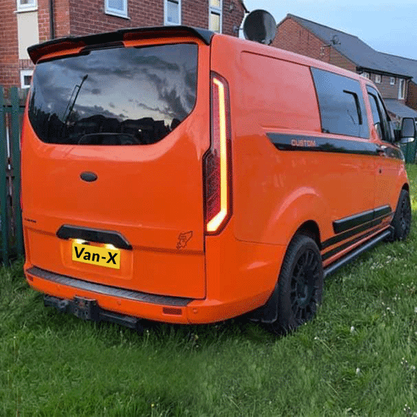 For Transit Custom MK2 LED Rear Lights Tail Lights – Sequential Indicators with Smoked Lenses