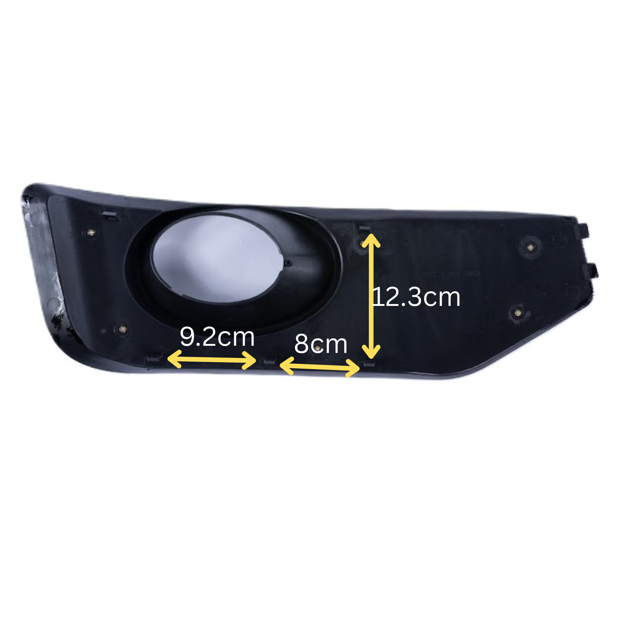 For VW T5.1 Transporter Front Foglight Trims – Honeycomb Sportline Matte Black | Van-X