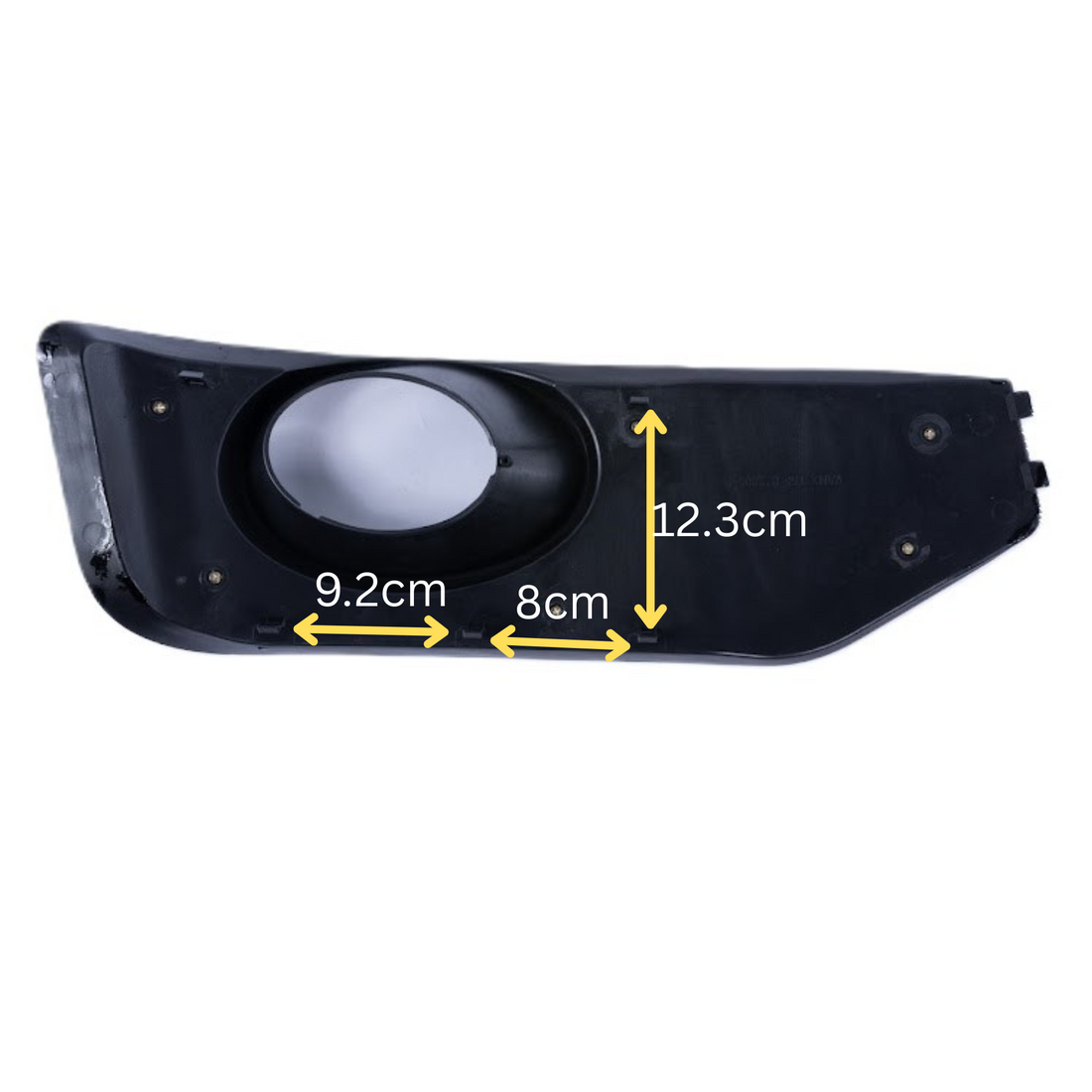 For VW T5.1 Transporter Sportline Honeycomb Front Spoiler Fog Light Trims Matte Chrome | Van-X