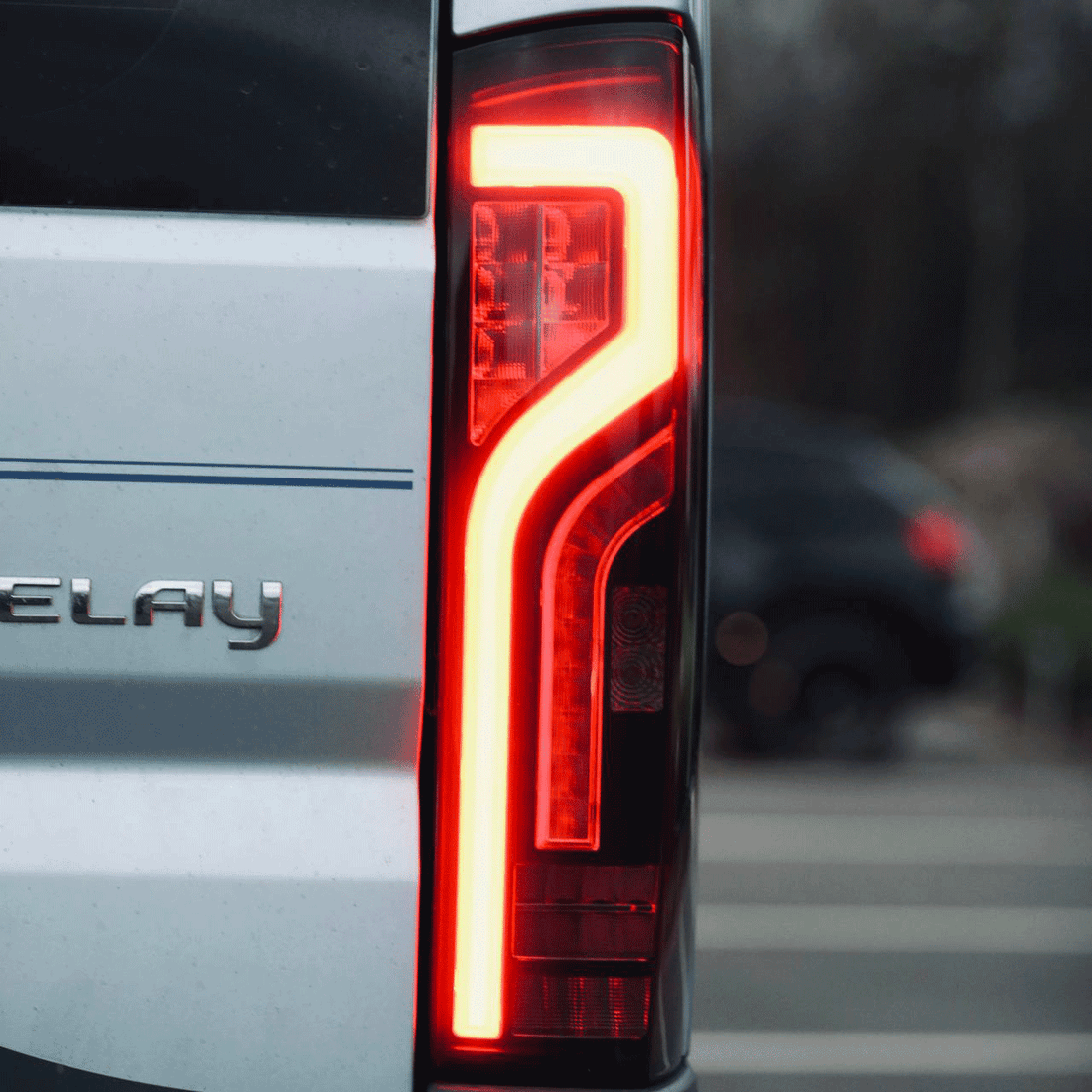For Fiat Ducato Full LED Rear Light Cluster | Tail Light, Rear Light Unit, Smoked LED Replacement | RAM ProMaster Van-X - NEW