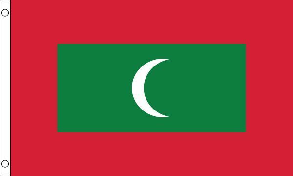 Maldives flag 5ft x 3ft with eyelets