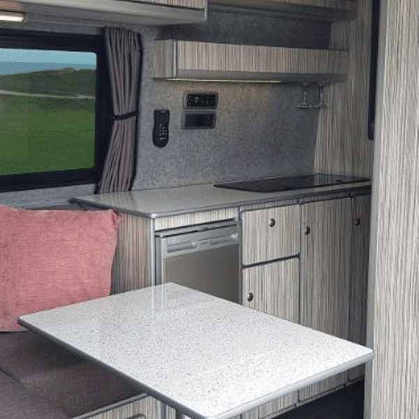 For Vauxhall Movano Premium Window Curtains - Black/Grey- Custom Bundle Option | Van-X
