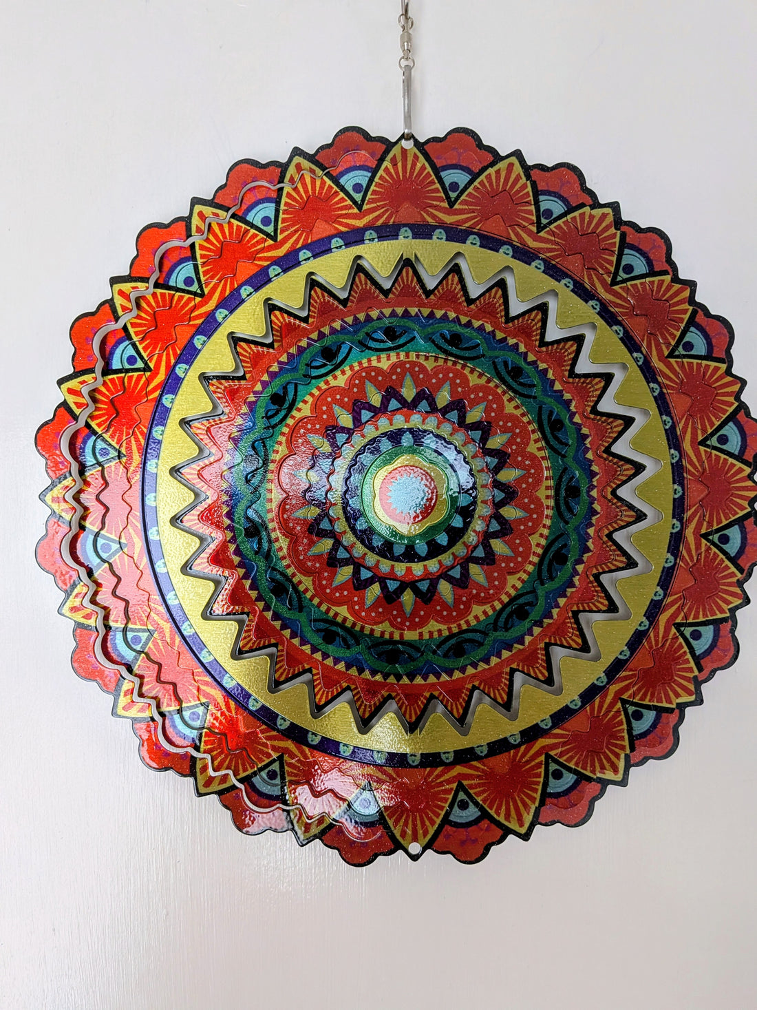 Mexico design stainless steel 10 inch garden windspinner