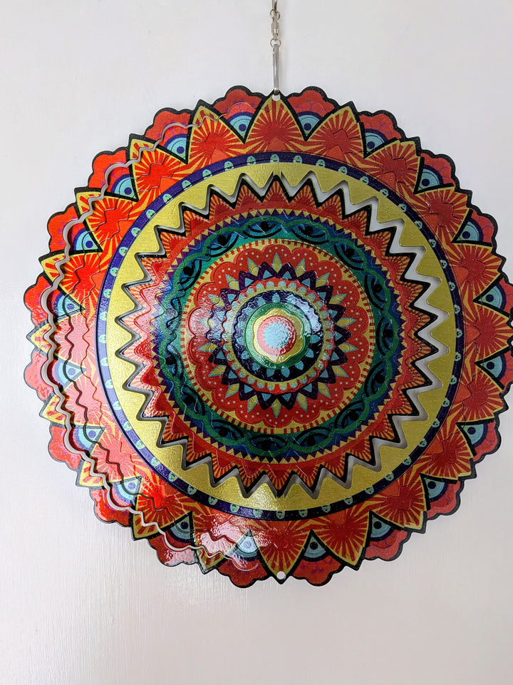 Mexico design stainless steel 10 inch garden windspinner