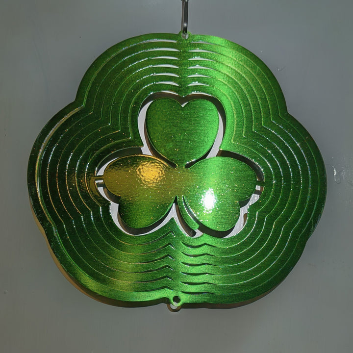 Shamrock 6 inch garden windspinner